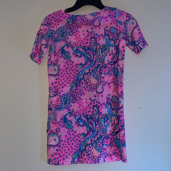 Lilly Pulitzer Girls Paisley Bird Print Short Mini Dress - Picture 5 of 7